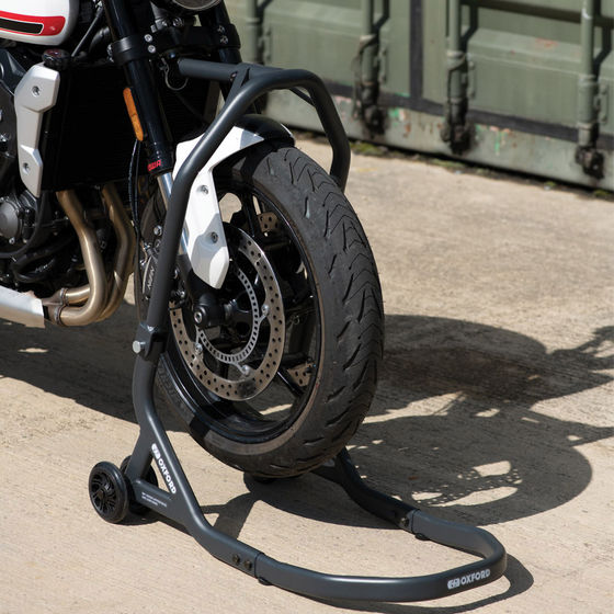 Buy Oxford Zero-G Headstock Paddock Stand - OX265 | Demon Tweeks