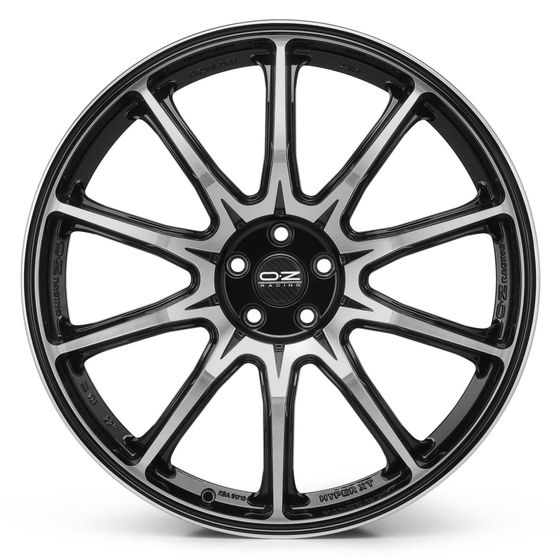 Buy OZ Racing HyperXT HLT Alloy Wheels In Gloss Black Diamond Cut