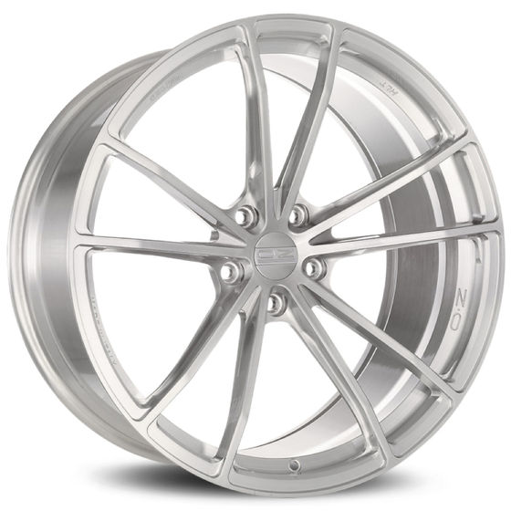 Buy OZ Atelier Forged Zeus Alloy Wheels In Brushed Silver Set Of 4