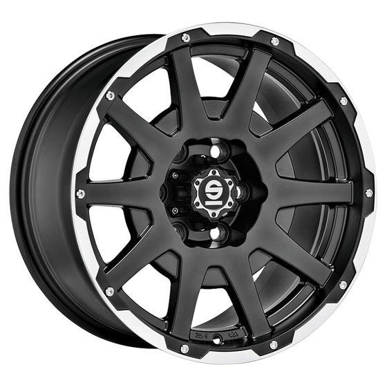 Buy Sparco Wheels Dakar Alloy Wheels In Matt Black With Polished