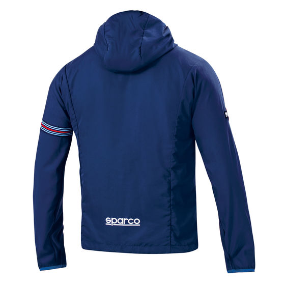 Sparco Wind Stopper Unisex Noir Taille XL - Veste Coupe-Vent Qualité Motorsport