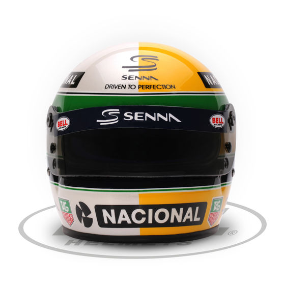 Buy Bell Sports Mini Line 1:2 Scale Replica Helmet - Ayrton Senna 30 Years  Legacy - 4100323 | Demon Tweeks
