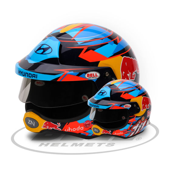 Buy Bell Sports Mini Line 1 2 Scale Replica Helmet Thierry Neuville 2023 4100244 Demon Tweeks