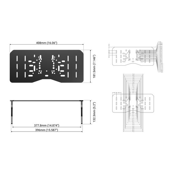 Buy Trak Race Universal Wheel Deck/Plate For Alpine Racing TRX