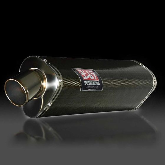 Buy Yoshimura Tri-Oval Bolt On - Carbon Silencer - 1115462 | Demon
